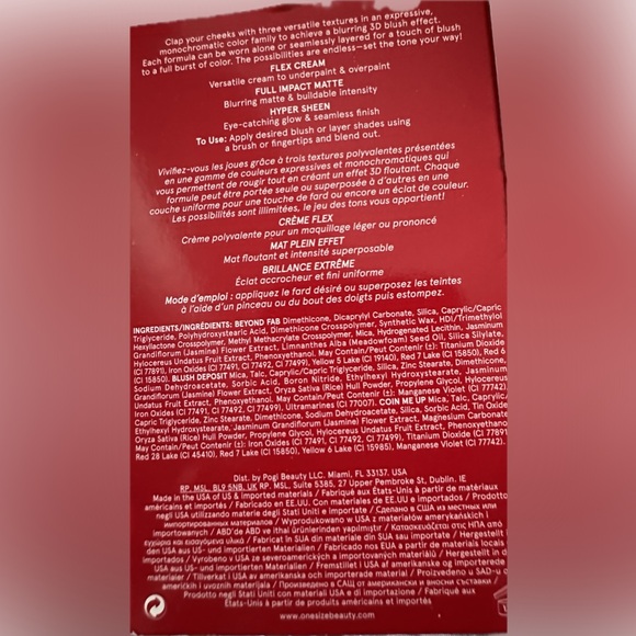 NIB ONE/SIZE by Patrick Starrr Cheek Clapper 3D Blush Trio Palette Rich Betch - Picture 4 of 4